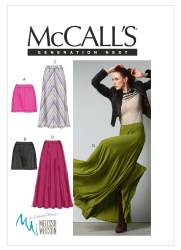 6608 DESIGNER MINI- MAXI YOKE SKIRTS GODETS OR NOT PATTERN 12-20